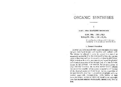 Organic Syntheses