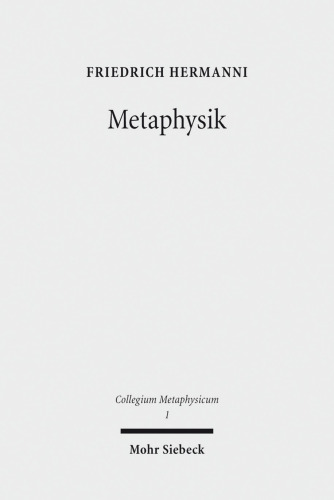 Metaphysik: Versuche über letzte Fragen