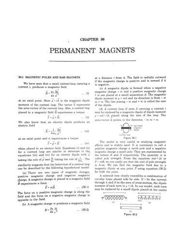 HCV Chapter 36 Permanent Magnets Concepts of Physics H C Verma IIT JEE Part 2 various Engineering Entrance Exams