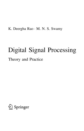 Digital Signal Processing. Theory and Practice