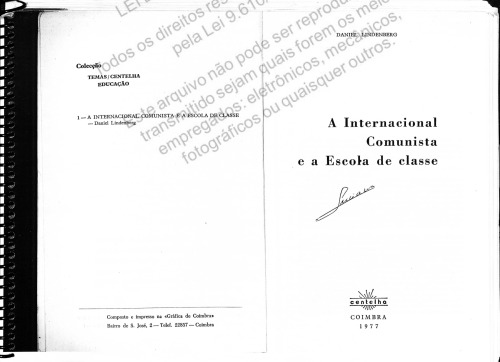 A Internacional Comunista e a escola de classe