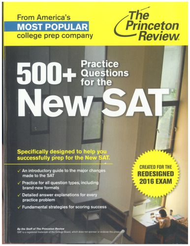 500+ Practice Questions for the New SAT