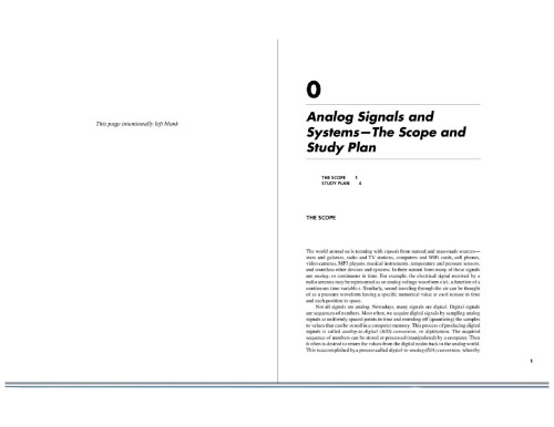 Analog Signals and Systems