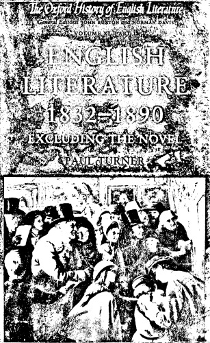 English Literature 1832-1890 excluding the novel