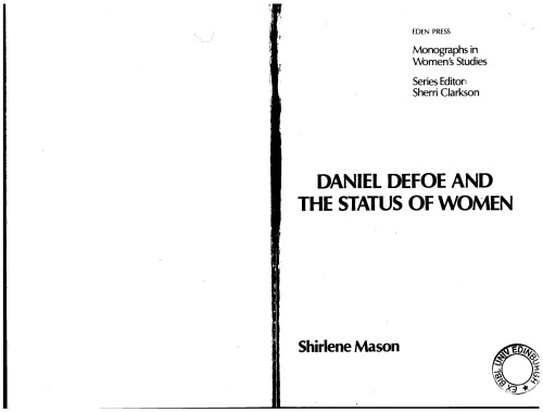 Daniel Defoe and the Status of Women