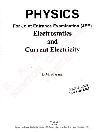 Electrostatics and current electricity