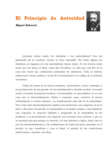 El principio de autoridad