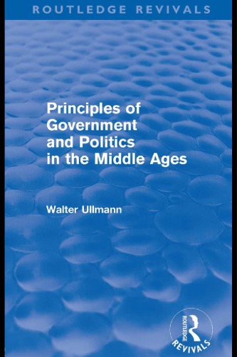 Principles of government and politics in the Middle Ages