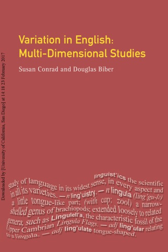 Variation in English: Multi-Dimensional Studies