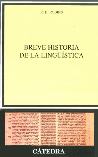 Breve historia de la lingüística