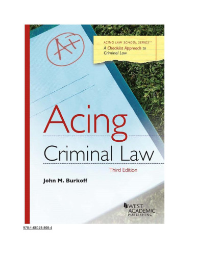 Acing Criminal Law