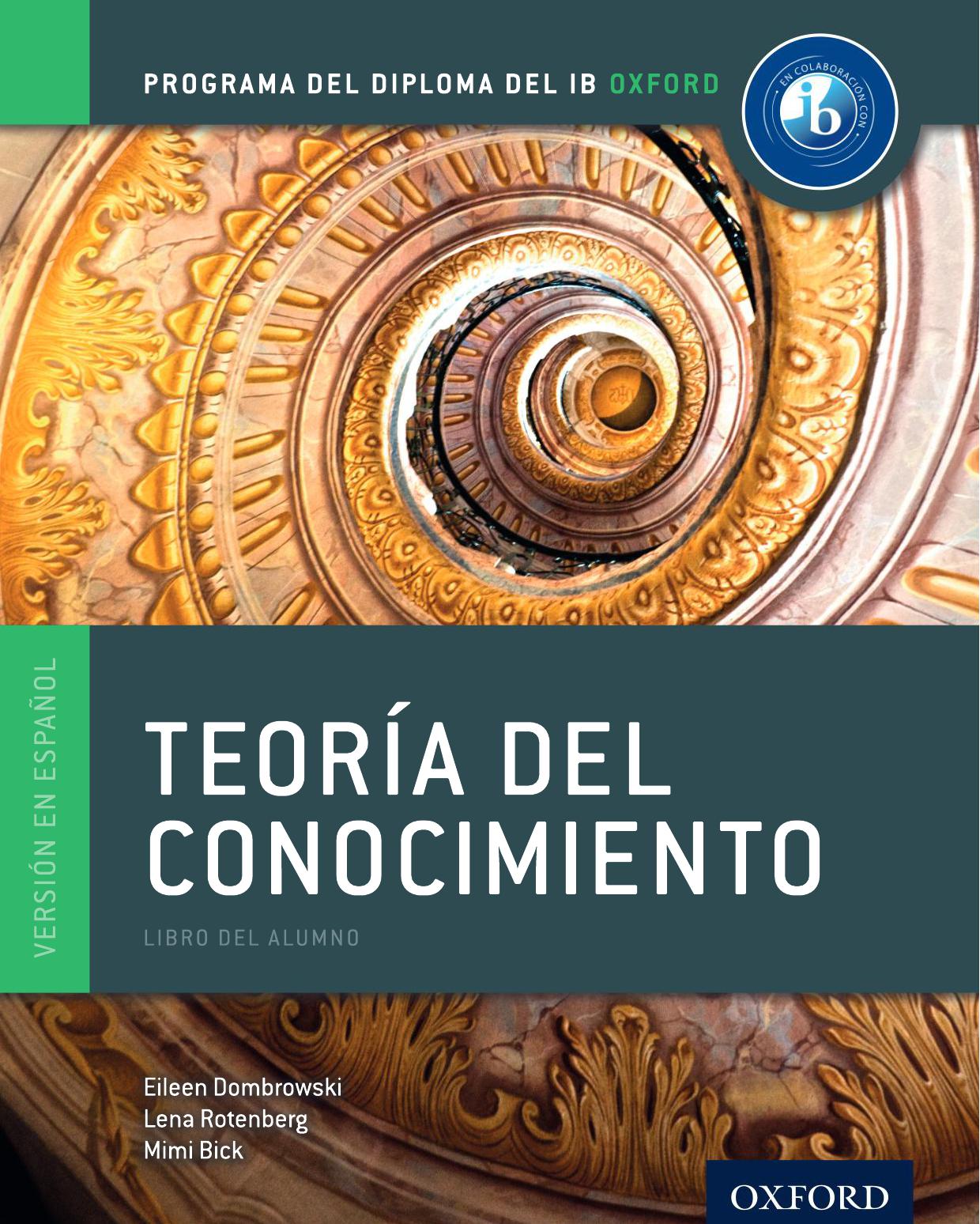 Teoría del Conocimiento Libro del Alumno