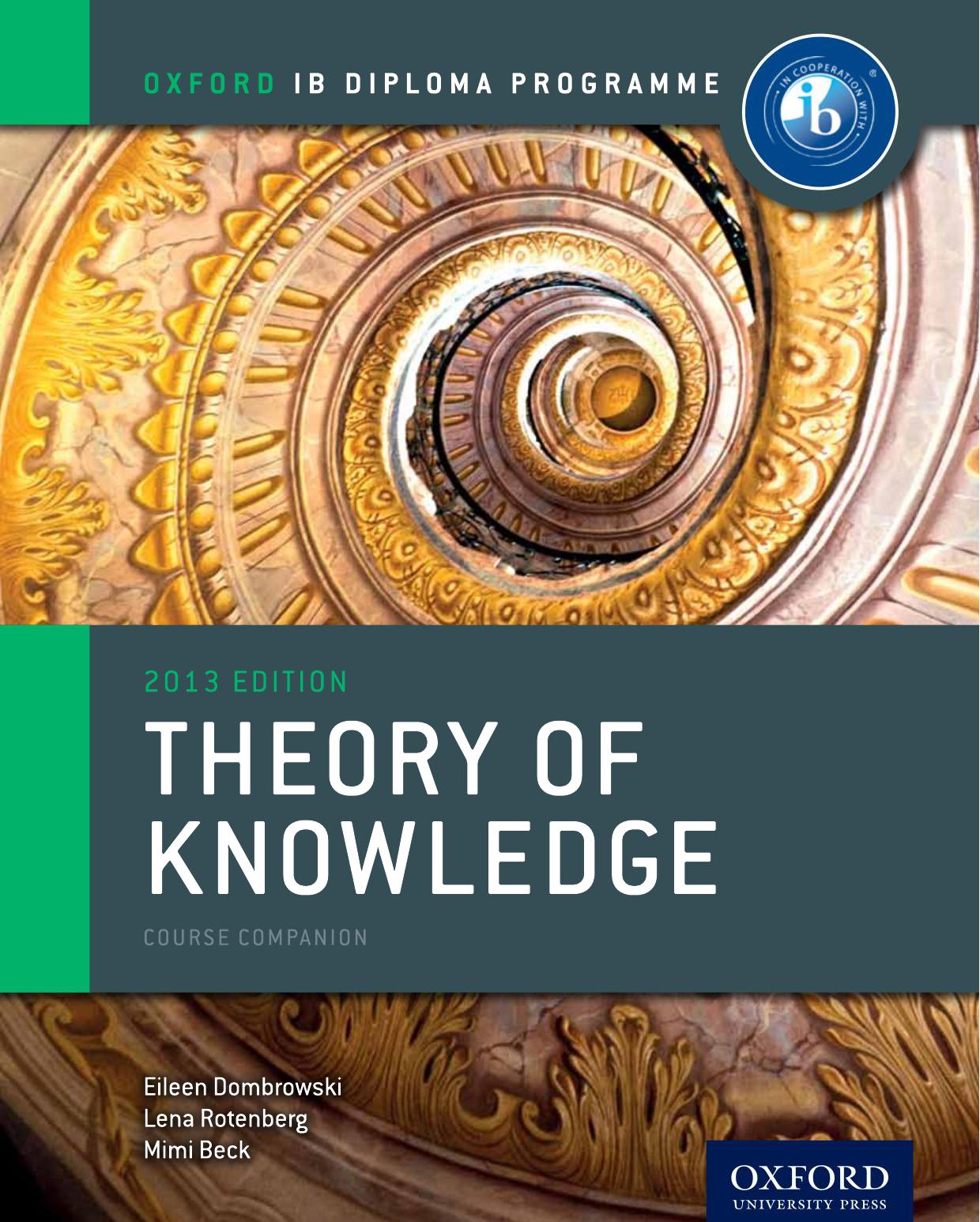 Theory of Knowledge Course Companion