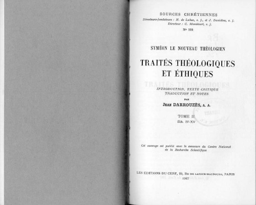 Traités théologiques et éthiques (Éthiques 4-15), tome II