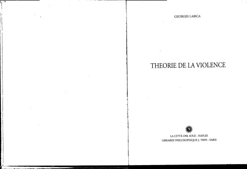 Théorie de la violence