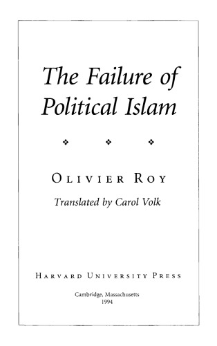 The Failure of Political Islam