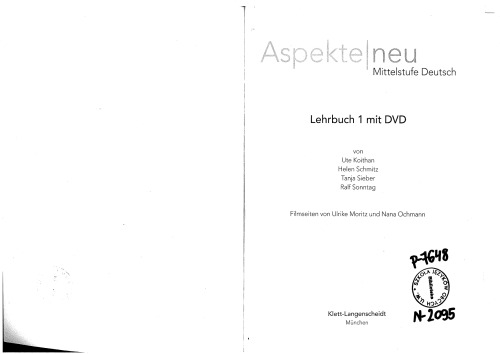 Aspekte neu: Lehrbuch B1 plus