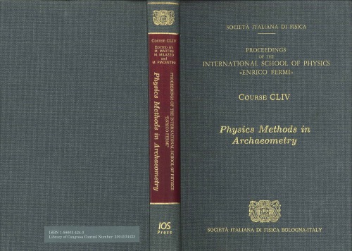 Physics Methods in Archaeometry