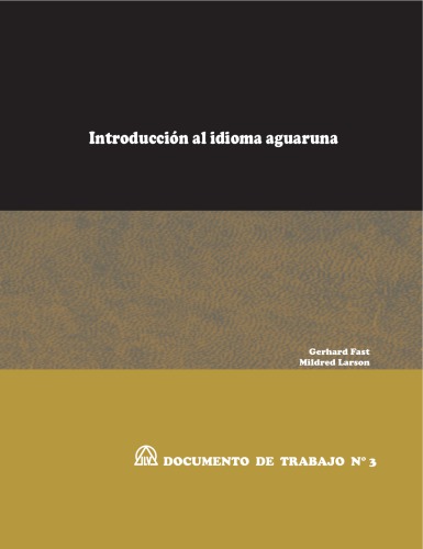Introducción al idioma aguaruna