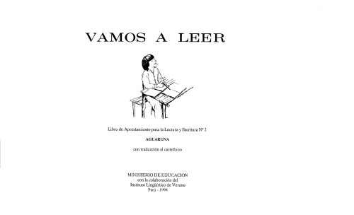 Vamos a leer. Libro de Aprestamiento para la Lectura y Escritura № 2