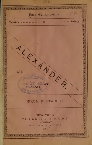 Alexander the Great from Plutarch