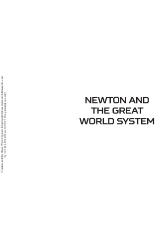 Newton and the Great World System