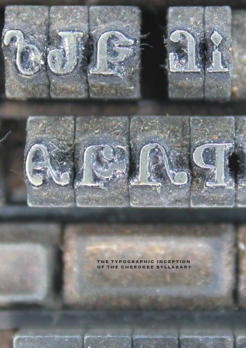 The typographic inception of the Cherokee syllabary