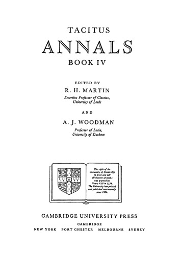 Annals Book IV