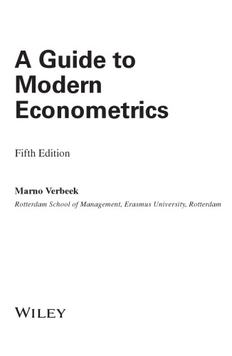 A Guide to Modern Econometrics