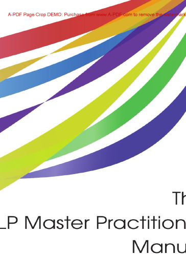 The NLP Master Practitioner Manual