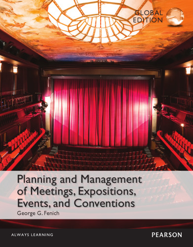 Planning and Management of Meetings, Expositions, Events and Conventions, Global Edition