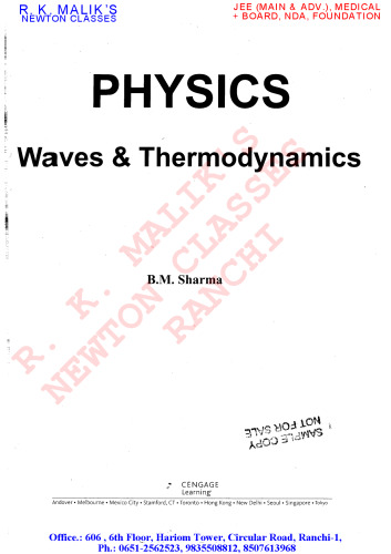 Physics for JEE/ISEET: Waves & Thermodynamics