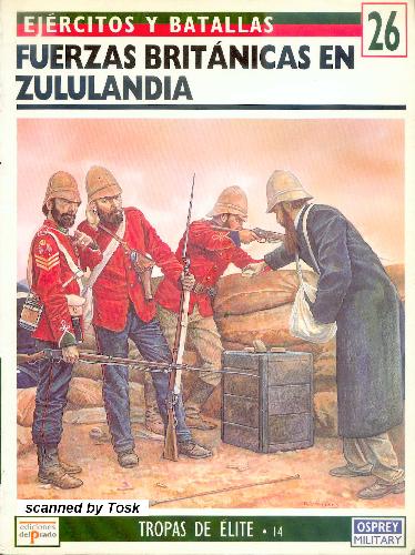 British Forces in Zululand 1879 spanish