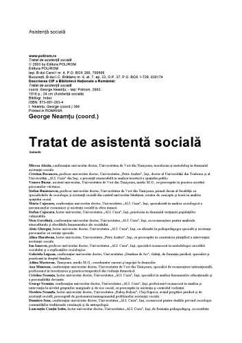 Tratat de asistentă socială
