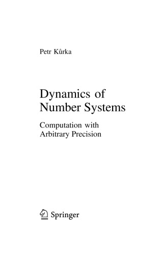 Dynamics of Number Systems. Computation with Arbitrary Precision