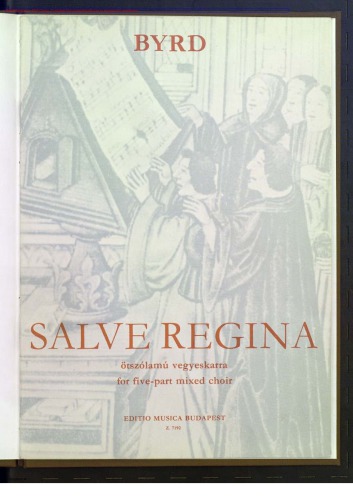 Salve Regina. For five-part mixed choir