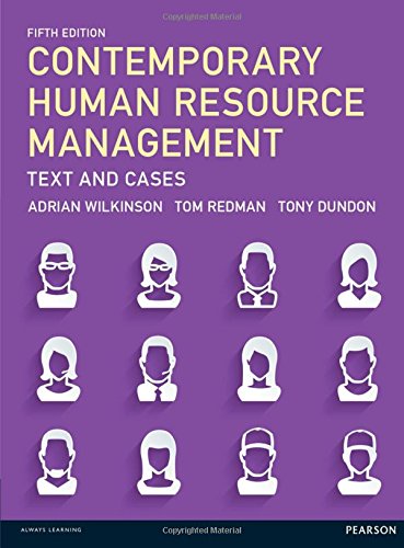 Contemporary Human Resource Management: Text and Cases
