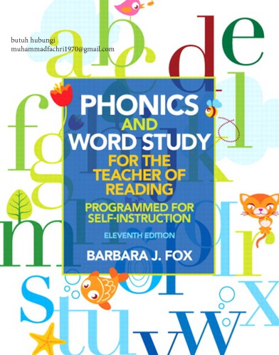 Phonics and Word Study for the Teacher of Reading_ Programmed for Self-Instruction