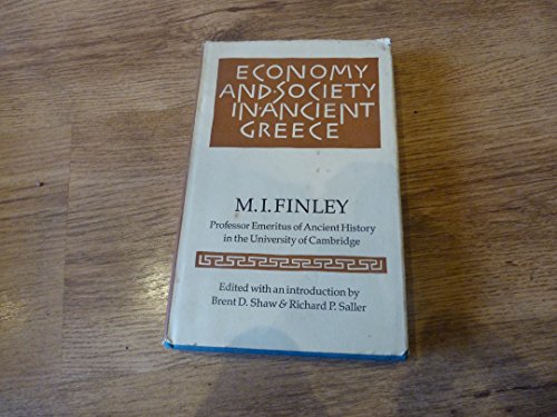 Economy and Society in Ancient Greece