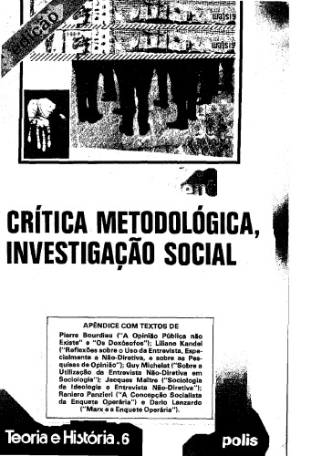 Crítica metodológica, investigação social e enquete operária