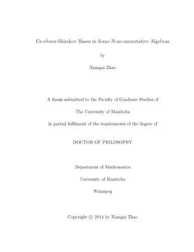 Groebner-Shirshov Bases in Some Noncommutative Algebras