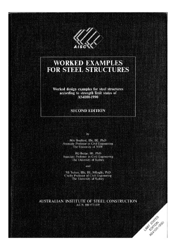 Worked Examples for Steel Structures to AS4100