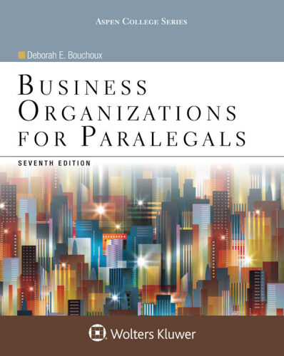 Business organizations for paralegals