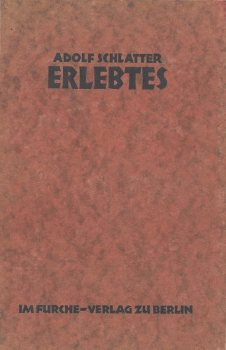 Erlebtes