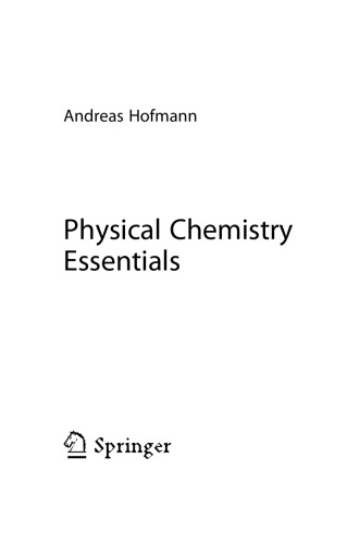 Physical Chemistry Essentials