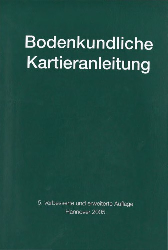Bodenkundliche Kartieranleitung