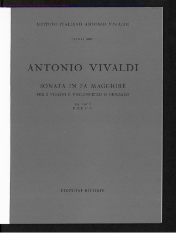 Sonata in fa maggiore