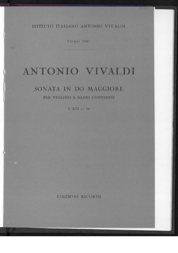 Sonata in do maggiore