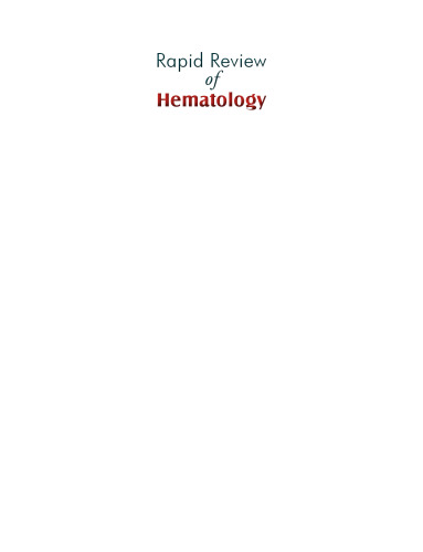 Rapid Review of Hematology