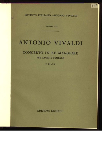 Concerto in re maggiore